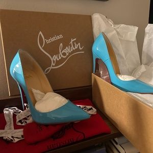 Louboutin Tiffany Blue Heels